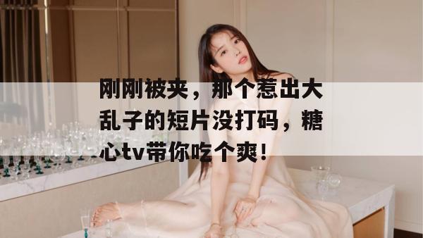 刚刚被夹，那个惹出大乱子的短片没打码，糖心tv带你吃个爽！